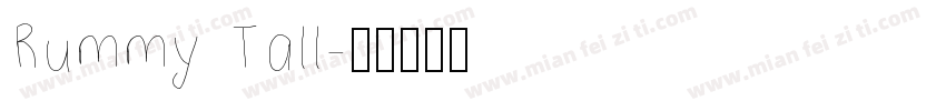Rummy Tall字体转换